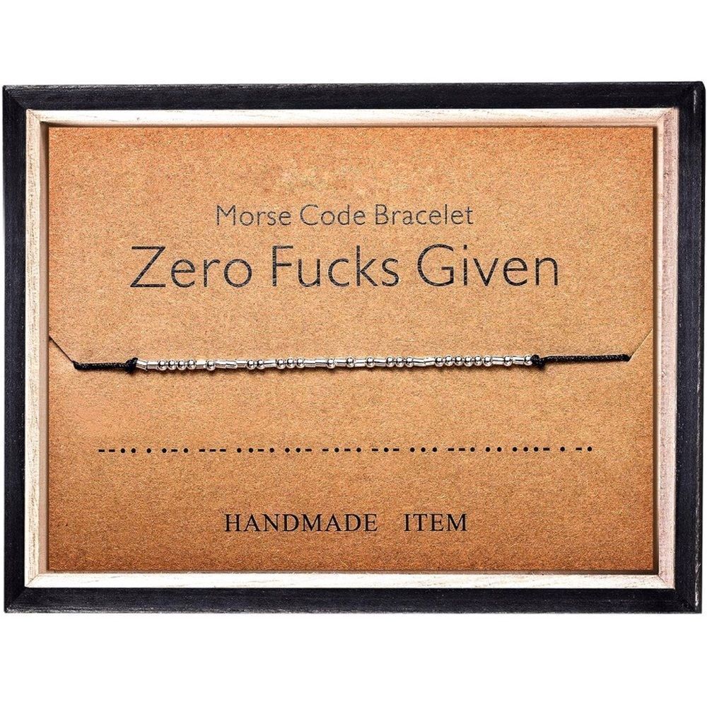 Morse Code Funny Bracelet